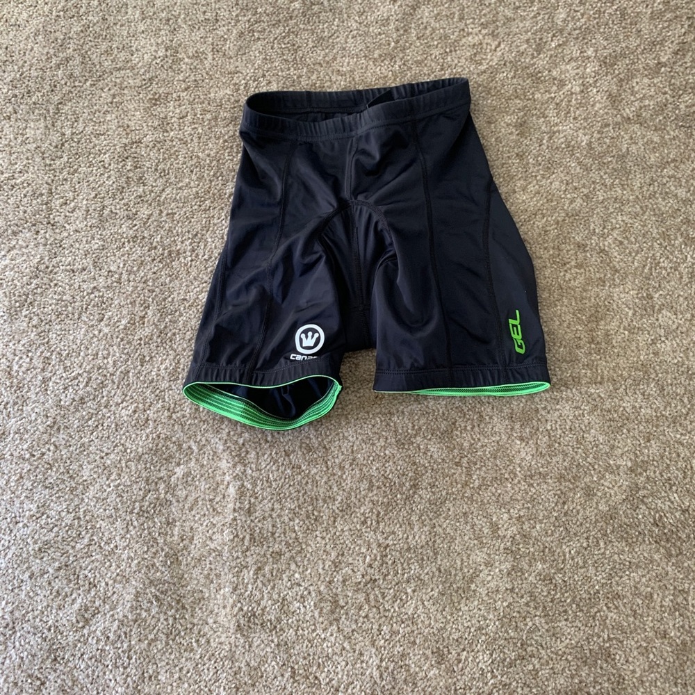 Padded biking shorts